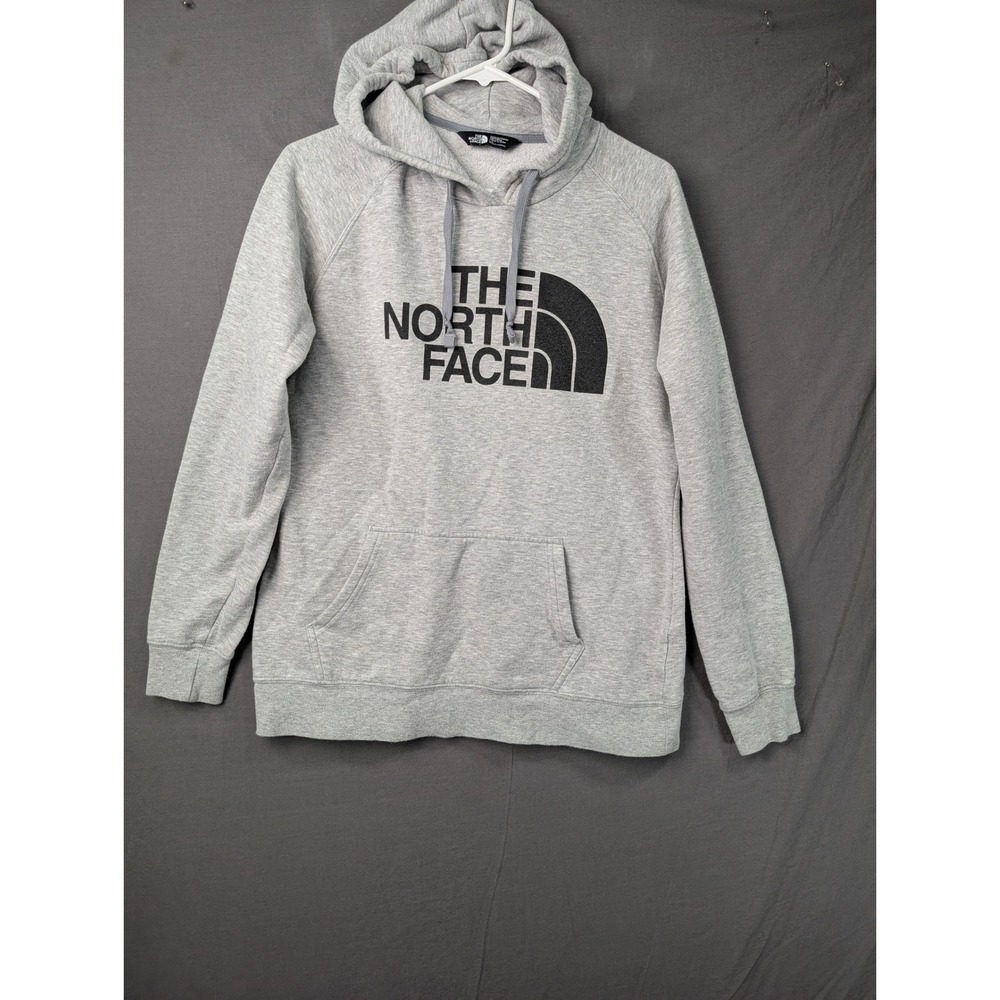 The North Face Womens Gray Half Dome Logo Hoodie Sweatshirt FA19 L